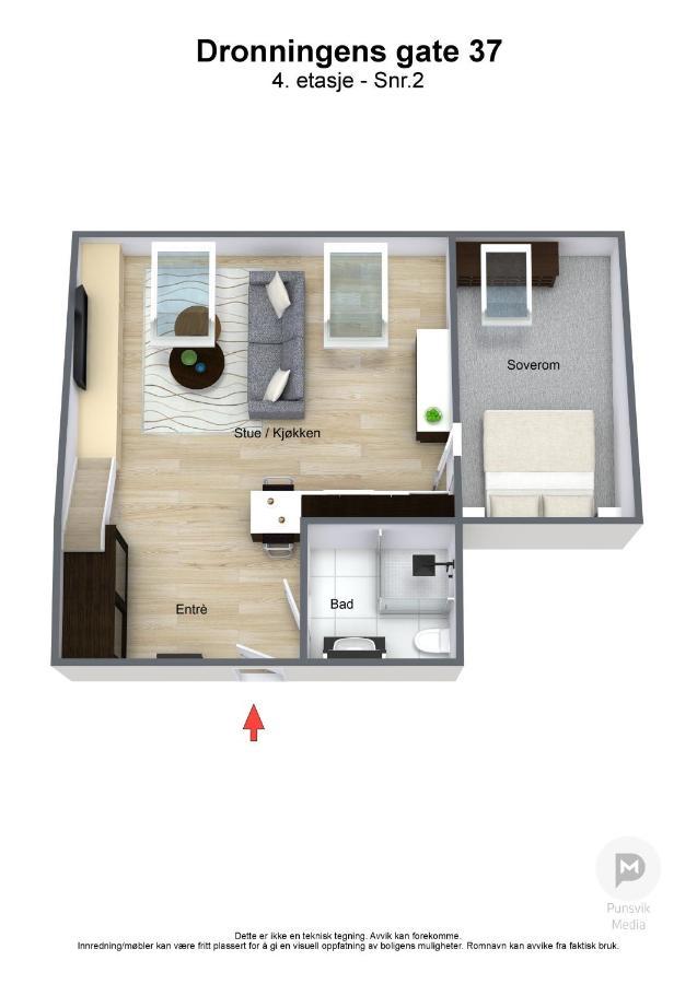 Apartamento In The Heart Of Narvik ! Exterior foto